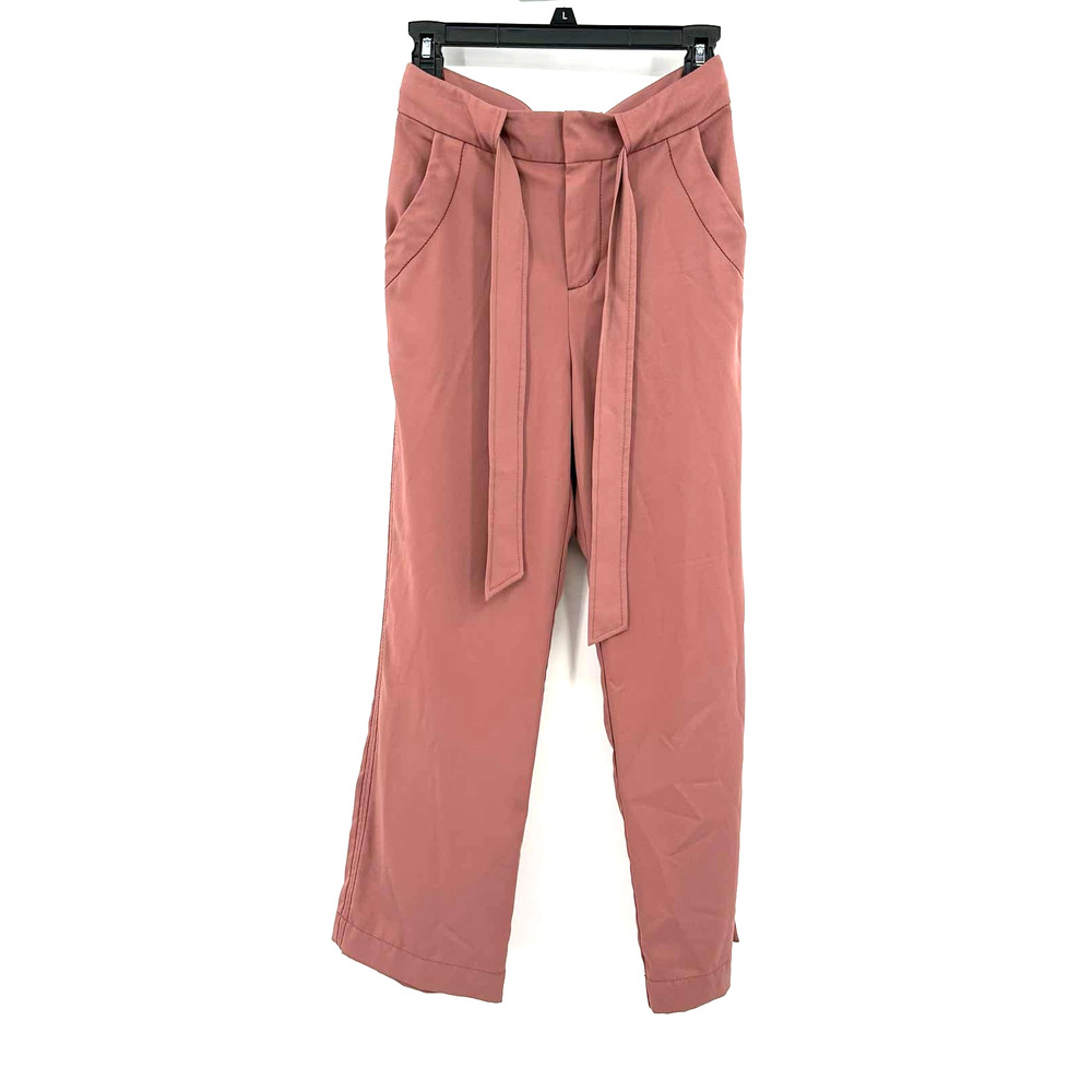 BDG size 0 pink pants hook zip and tie‎ closure with pockets slacks work pants